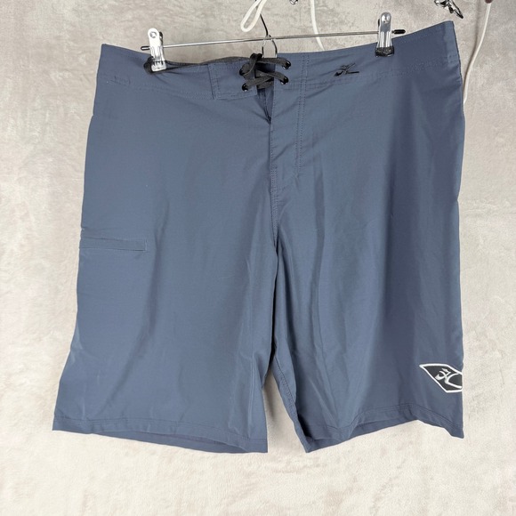Hobie by Hurley Other - Hobie by Hurley Mens‎ Navy Blue Board Shorts Swim Trunks Size 36 HB5000010